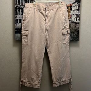 #142VintageCalvin Klein Jeans Capri 14 beige (antique rose)